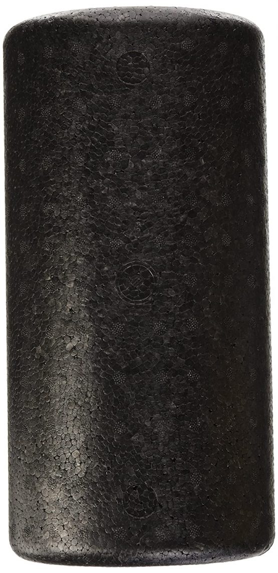 Foam roller half-round / Fascial roll / Massage roll - Pilates, Physio, Yoga, trigger point, 31 x 15 x 10 cm, black