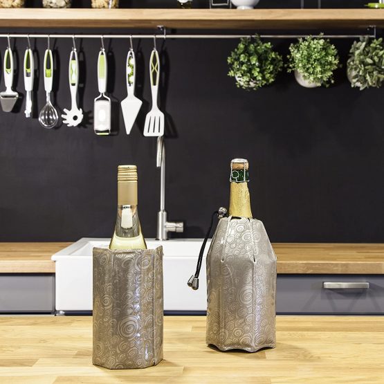 Vacu Vin Rapid Ice Wine Cooler - Platinum - Image 4