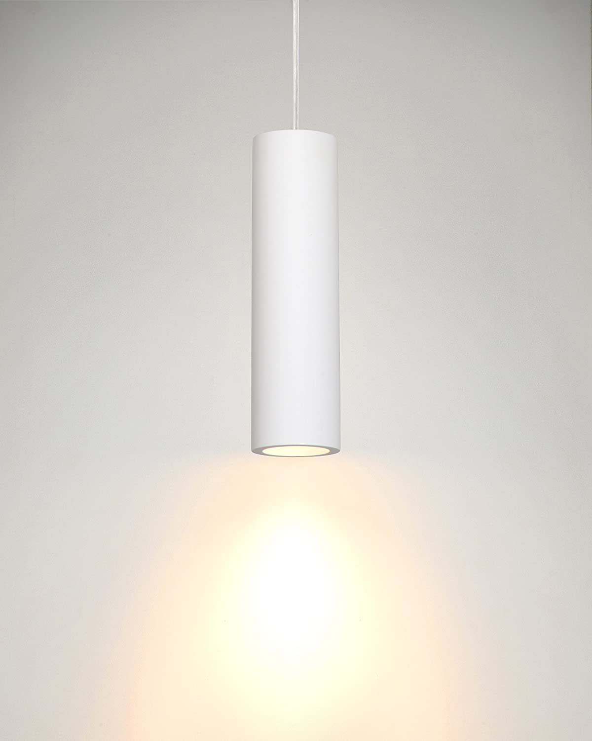 LUCIDE Gipsy - Pendant Light - diameter 7 cm - 1xGU10 - White, 1 x 1 x 130 cm - Image 3