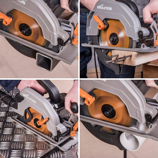 Evolution Power Tools R185TCT-20CS (Rage) Multi-Material TCT Blade Cuts Wood, Metal and Plastic, 185 mm - Image 3