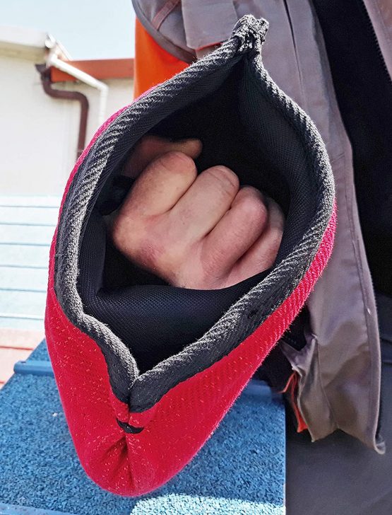 Dingo Gear Short Bite Sleeve Universal Bite Guard Handmade of French Material for Dog Training Medium Hardness Red Jack S00534 - Image 4