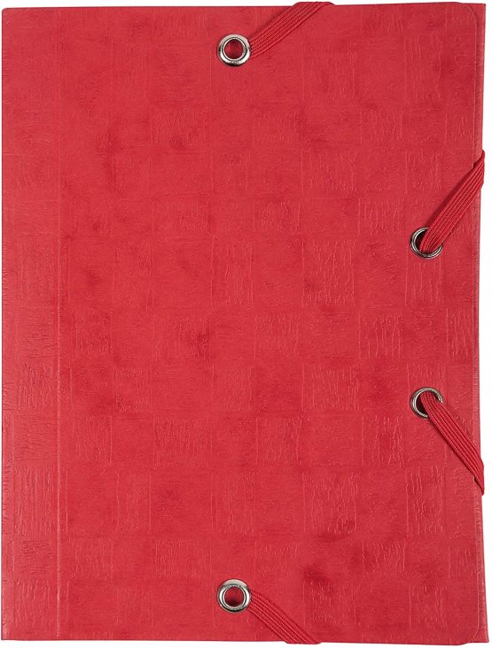 Exacompta Document Wallet 50750E (Manila Cardboard 400 g, 12x16 cm, Elastic, 3 Flaps (Random Color) - Image 4