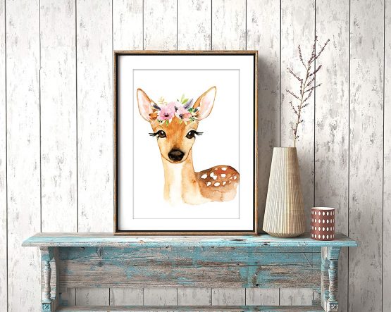 artpin® Set of 6 posters for children's room, A4 pictures, baby room, boho decoration, girls wall pictures, P39 - Image 2