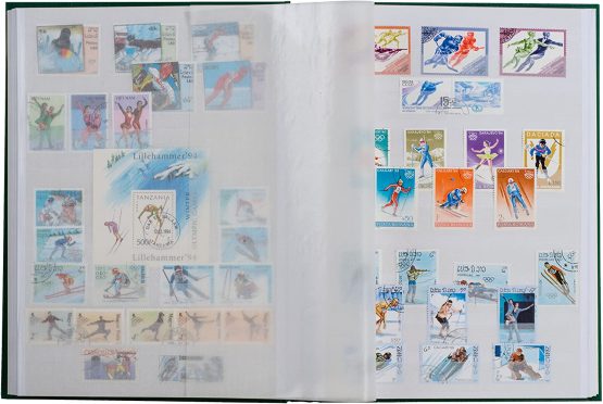 Briefmarken Einsteckbuch BASIC, Einband unwattiert in Schwarz, DIN A - Image 2