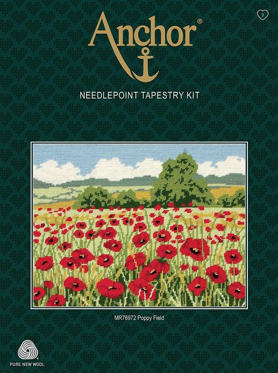 Anchor MR76972 Tapestry-Poppy Field, Multi, 23 x 30cm