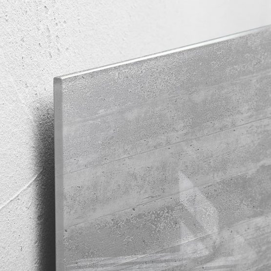 Art Verum Sigel Gl148 910mm x 460mm x 15mm Concrete Magnetic Glass Board - Image 4