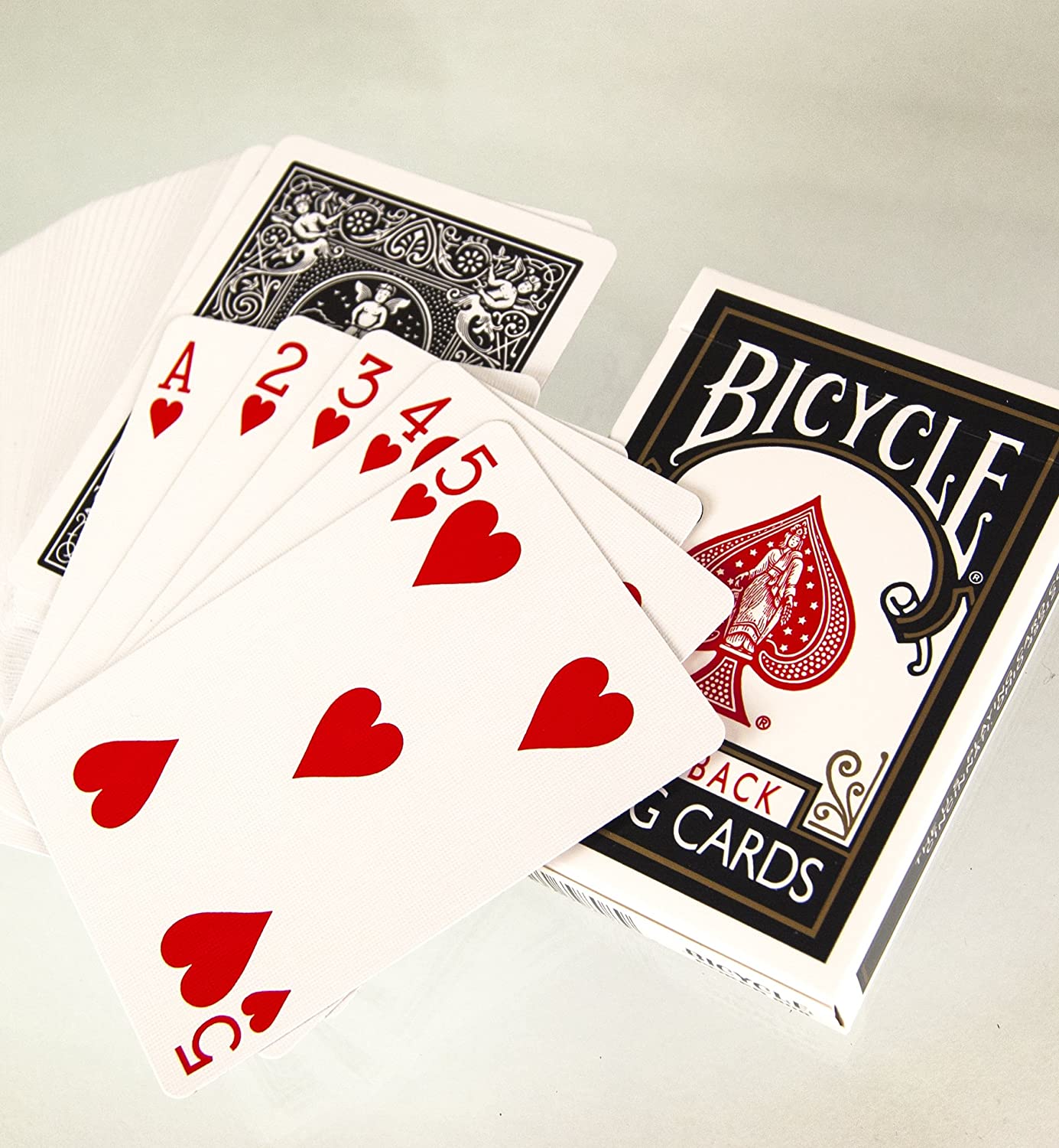 Bicycle Playing Cards - Poker Size, Black Back - Image 4