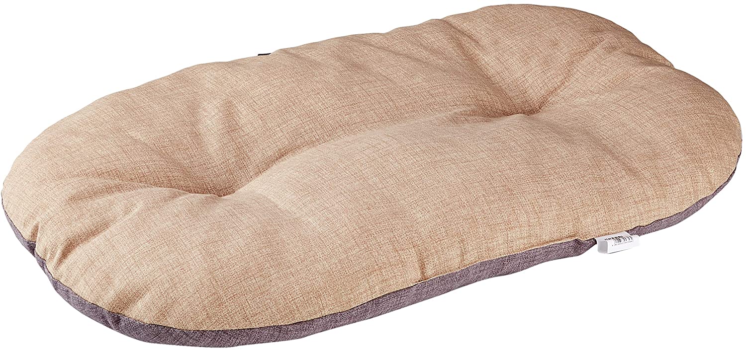 Kerbl Loneta Pet Cushion, 82 x 57 cm, grey/yellow, 82 x 57 x 8 cm (L x W x H) - Image 2
