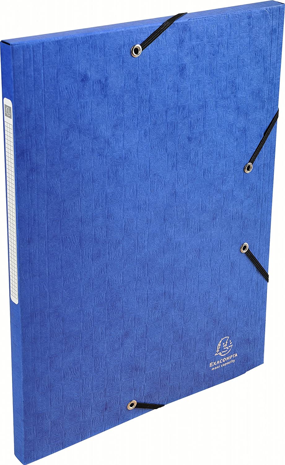 Exacompta, Ref 55752E, Scotten Elasticated 3-Flap Folders, Suitable for A4 Documents, 425gsm Embossed Mottled Pressboard - Image 2