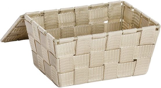 Wenko Adria 22198100 Storage Basket Plastic 19 x 10 x 14cm beige - Image 3