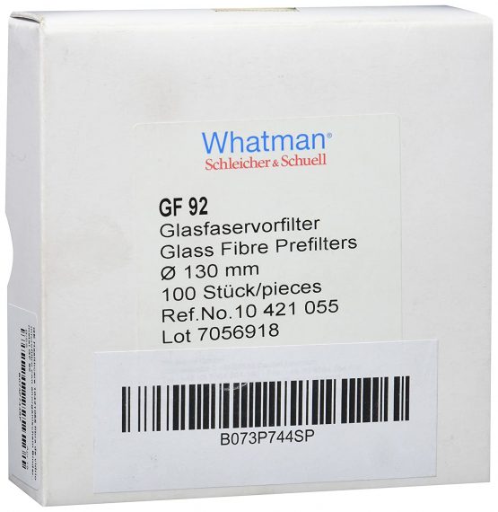 GE Healthcare 10421055 Fibreglass Micro Filter with Anorganischem Binder – GF 1992