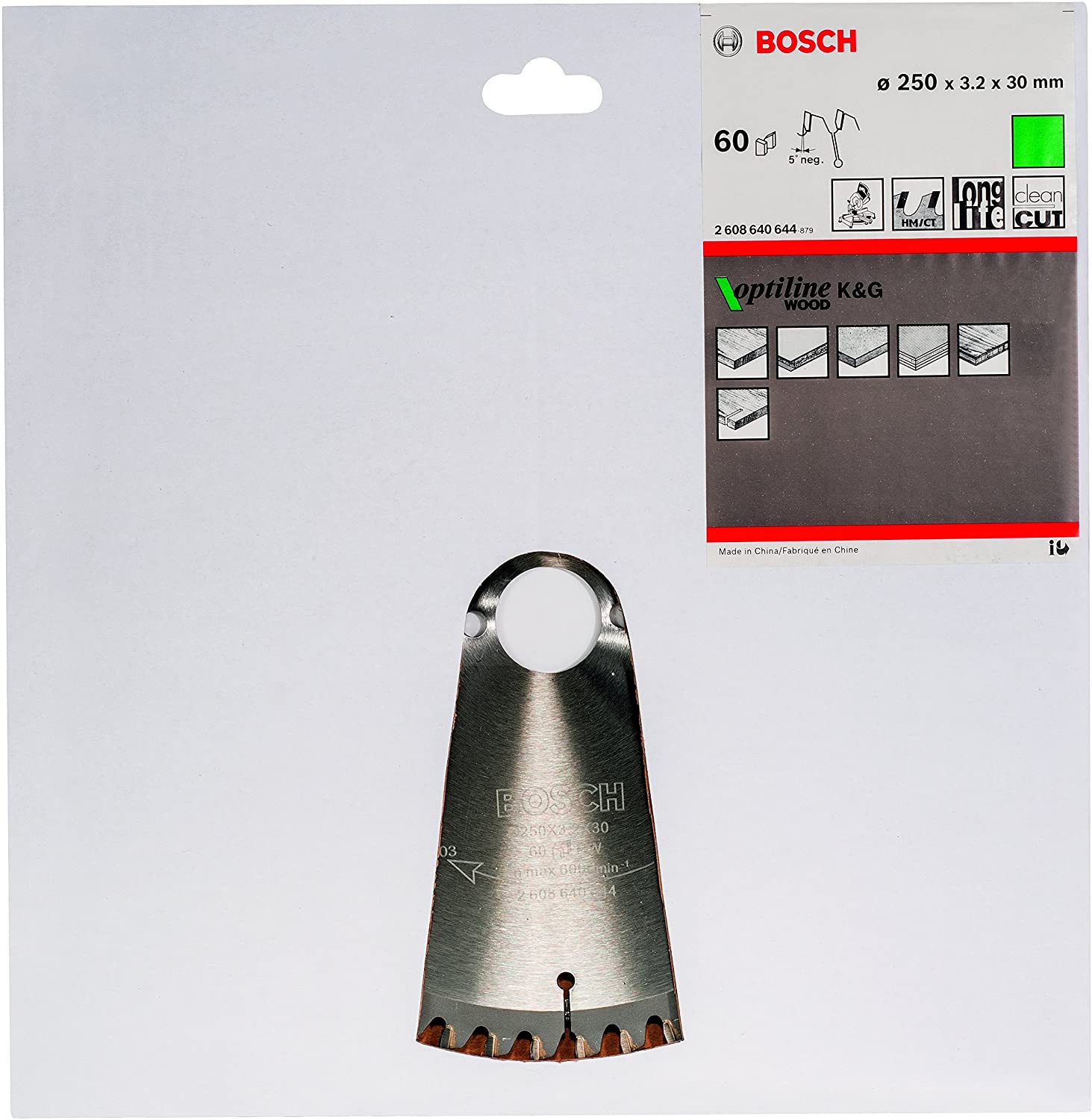 Bosch 1x PRO Wood Circular Saw Blade for Corded Mitre Saws (for Softwood Hardwood, diameter mm - Image 2