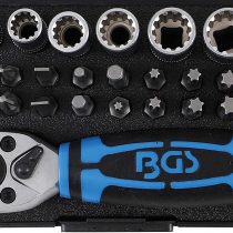 BGS 2143 | Socket Set | 6.3 mm (1/4") Drive | 28 pcs.