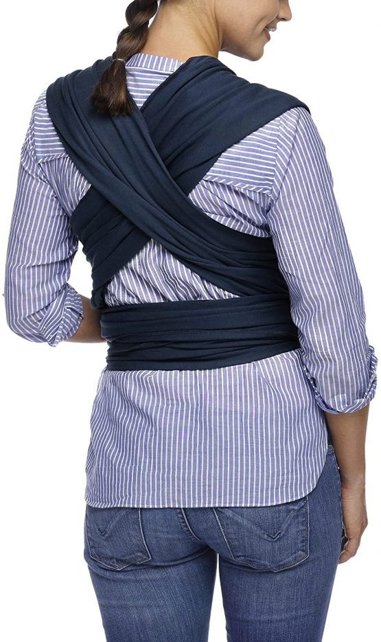 Moby Classic Baby Wrap Carrier for Newborn to Toddler, Baby Sling from Birth, One Size Fits All, Breathable Stretchy made from 100% Cotton, Unisex - Image 4