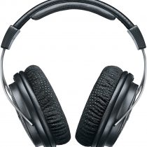 Shure Professional Premium Closed-Back Headphones, Clear, Extended Highs and Warm, Accurate Bass, Aluminum Alloy and Carbon Fiber Construction, Alcantara Ear Pads, Detachable Cable, Black/Silver