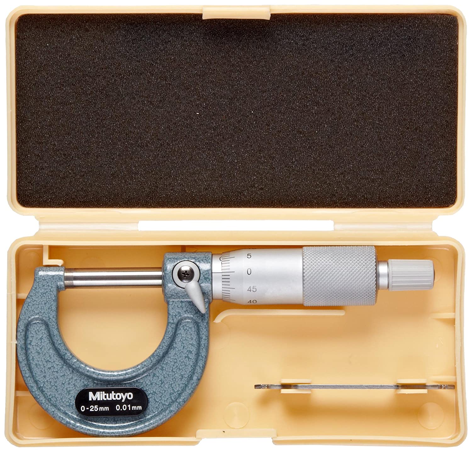 Mitutoyo MIT103-137 Micrometer, 0mm-25mm Range, Pink - Image 2