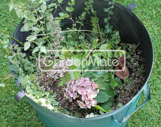 GardenMate pack of 3 x 85L pop-up garden waste bags made of 600D Oxford Polyester (H50 cm, D47 cm) - Image 3