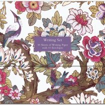Museums and Galleries Marketing. Classics 18.8 x 24.5cm Birds in the Forest Writing Paper Sheet with Envelope (Pack of 10)