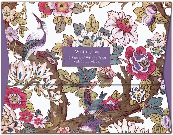 Museums and Galleries Marketing. Classics 18.8 x 24.5cm Birds in the Forest Writing Paper Sheet with Envelope (Pack of 10)