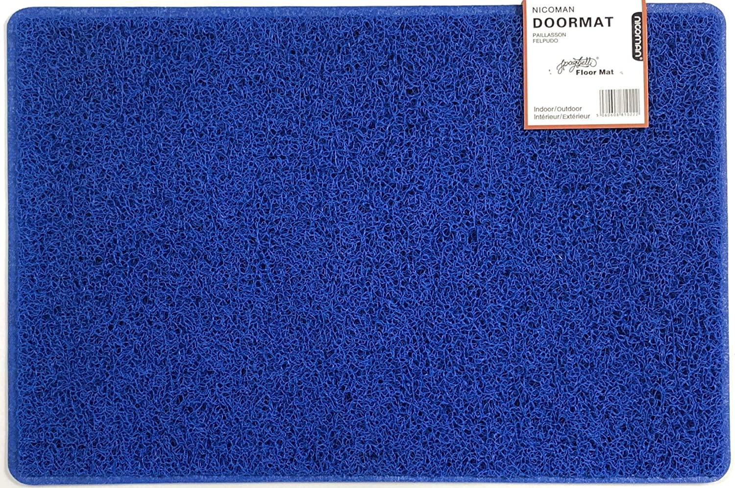 Nicoman Dirt-Trapper Barrier Door Mat Heavy Duty Outdoor Indoor Floor Matt(60x40cm,Blue), 46 x 91 cm (Rectangular)