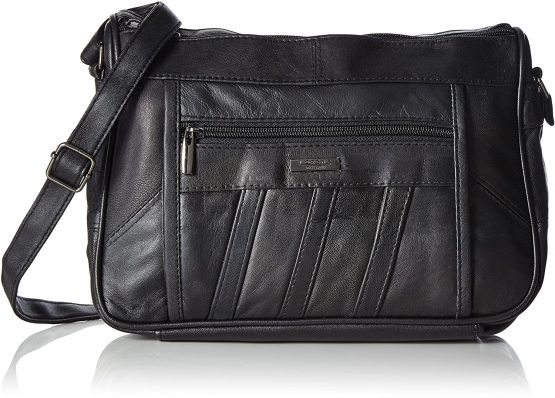 Lorenz Leather Handbag # 1968 - Black