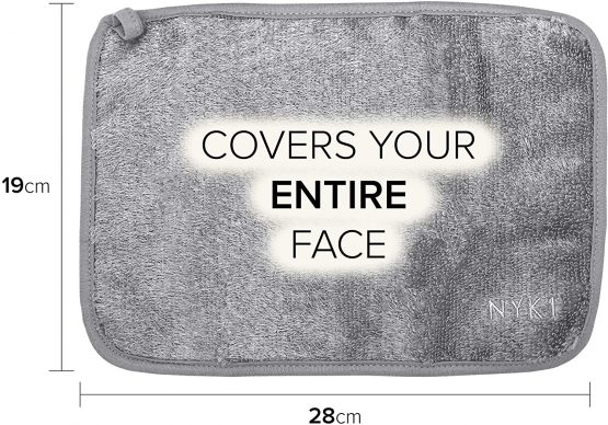 Bamboo Face Cloth Flannels Face Cloth Pack of (2) - NYK1 Cleanse And Clear Exfoliating Face Towel Bamboo Cloth Makeup Remover Washcloth Exfoliator Eco Friendly Products Fabric Face Body Sensitive Skin - Image 4