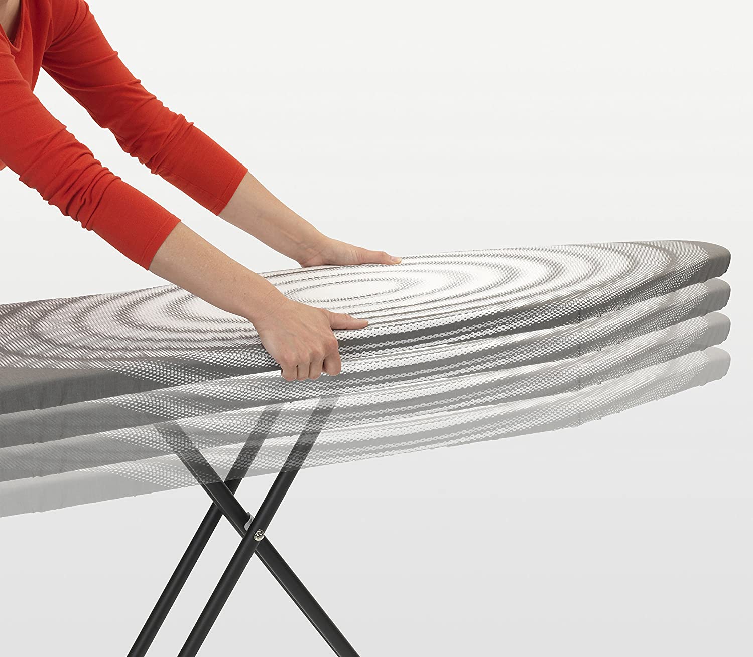 Brabantia Standard Ironing Board, Size B, Titan Oval - Limited Edition with Solid Steam Unit Holder, Metal - Image 4