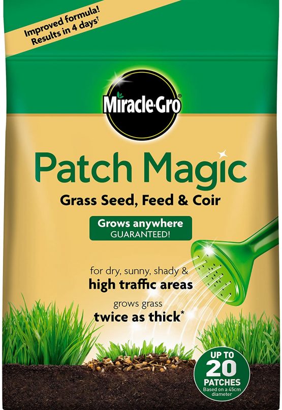 Miracle-Gro Patch Magic Grass Seed, Feed and Coir 1.5kg - 20 patches