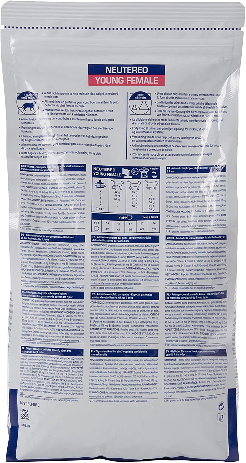 Royal Canin Vet Care Nutrition Cat Food Neutered Young Female 1.5 Kg, 1.5 kg (Pack of 1) - Image 2