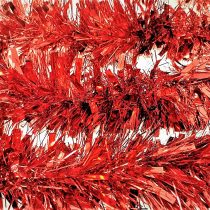YLAB - 6 Strands of Luxury Red Tinsel (12 meters in total)