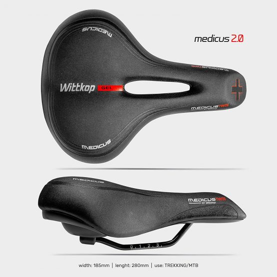 Büchel Wittkop Medicus Twin 2.0 Women's Bicycle Saddle - Image 2