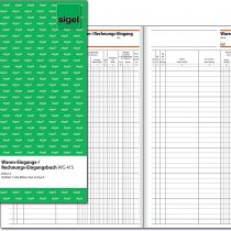 Sigel WG415 Incoming Goods/Invoices Book All Pages Fixed in The Book A4 50 Pages