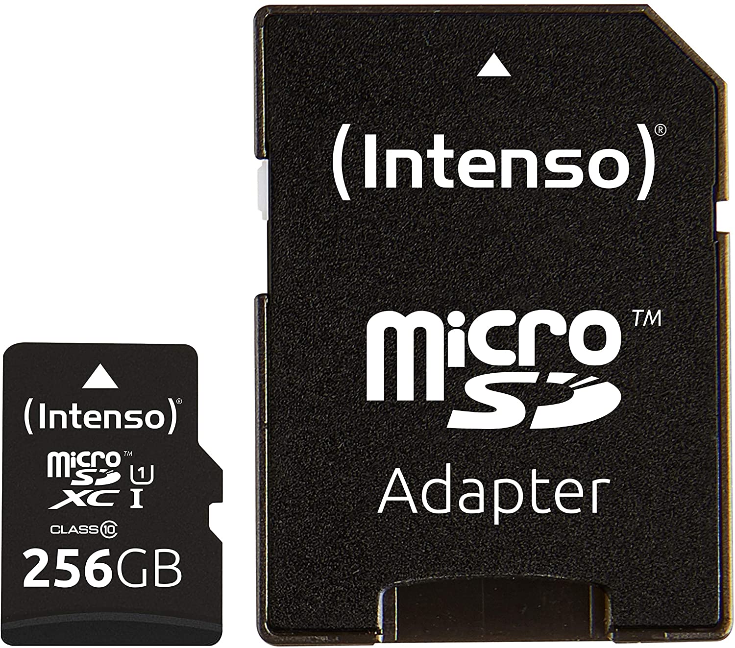 Intenso Premium Microsdxc Memory Card INCL. SD Adapter, Class 10 UHS-I, 256 GB, Black - Image 3