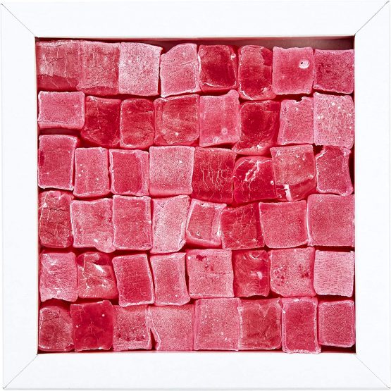 Cerez Pazari Turkish Delight with Pomegranate Flavour 454 gr Gourmet Medium Size Snacks Gift Box No Nuts Sweet Luxury Traditional Confectionery Vegan Candy Dessert Glucose Free Lokum Approx 42 Pcs - Image 4