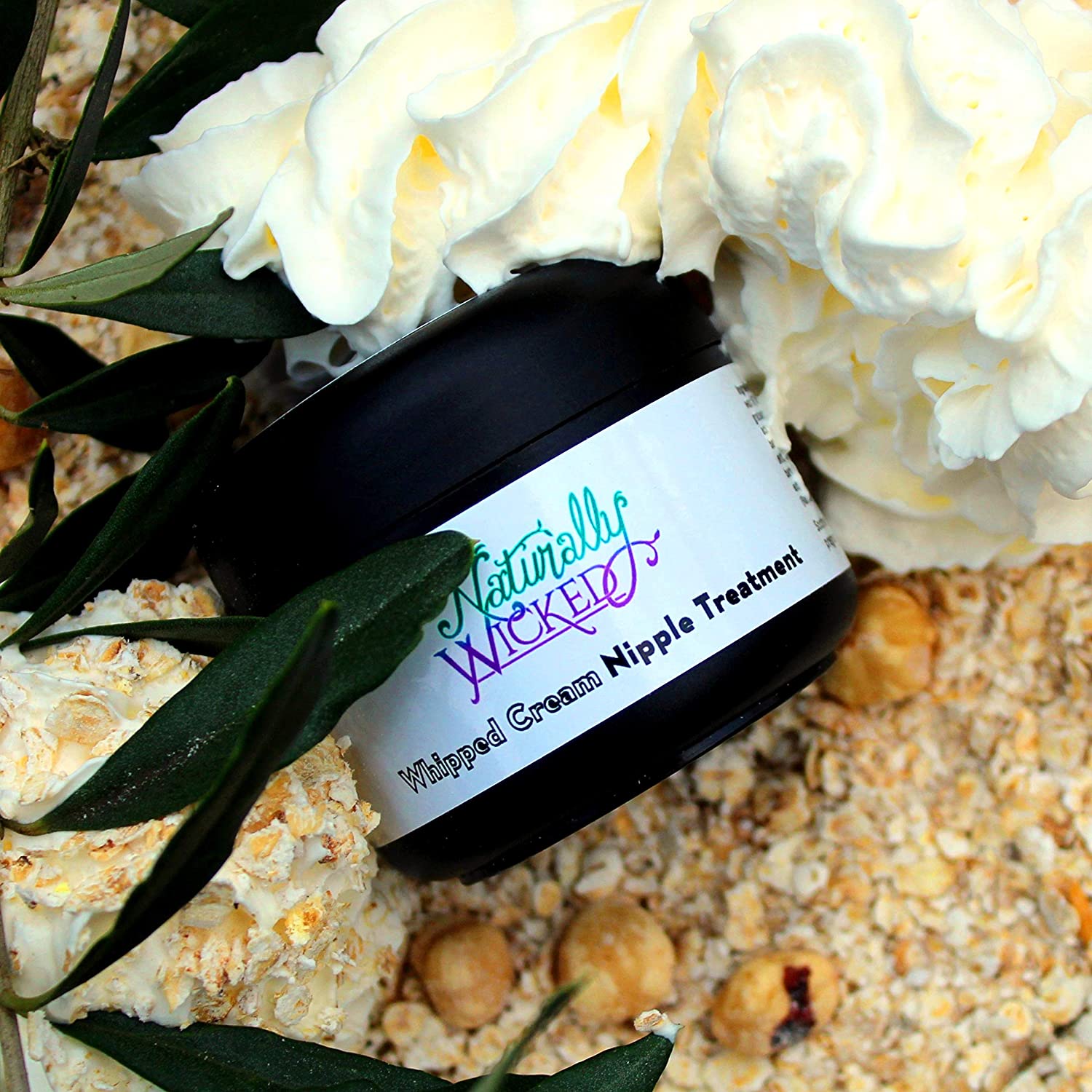 Naturally Wicked Fairy's Kiss Nipple Mousse 50ml - Natural, Vegan, Soothing Cream For Pregnancy & Breastfeeding - Image 2
