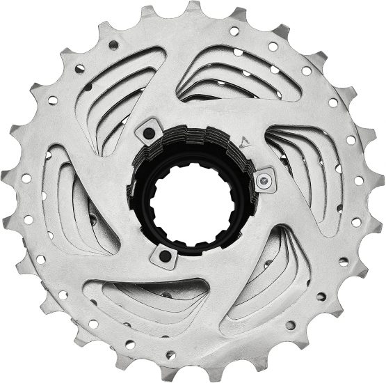 SunRace CSR86 8-Speed Nickel Plated Cassette - Image 2