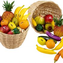 Meinl VE36-NINO536 Shakers Set of 36 in 2 Baskets Assorted Fruit and Vegetables