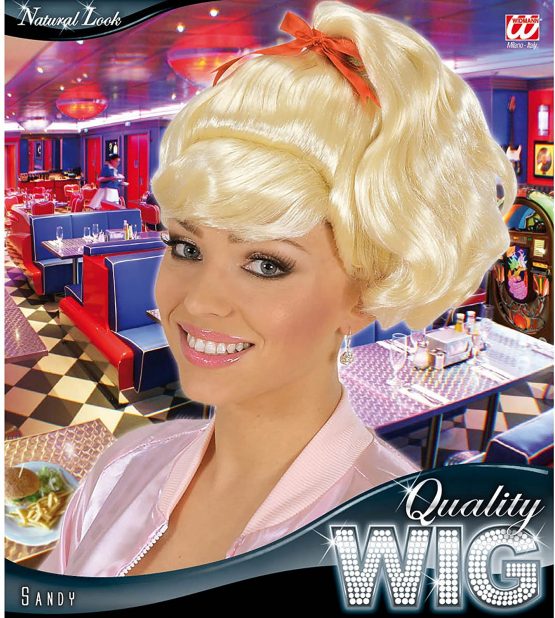 Ladies Sandy Girl In Box Wig for Hair Accessory Fancy Dress - Image 2