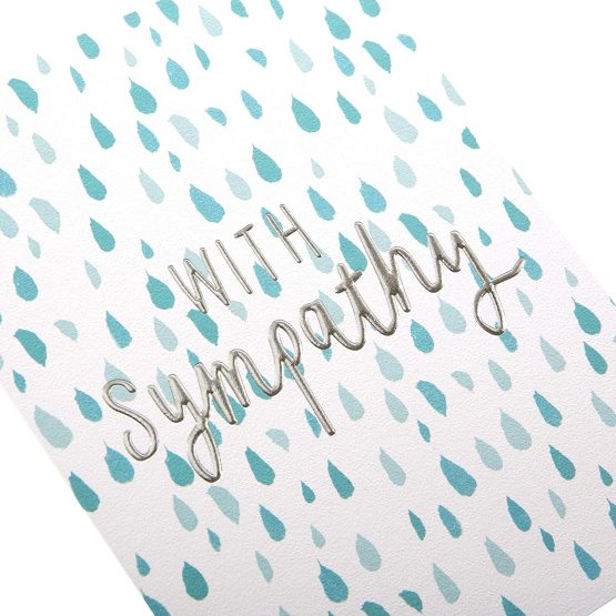 Sympathy Card from the Hallmark Studio - Embossed Text Design - Image 3