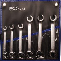 BGS 1761 | Double Ring Spanner Set, open Type | 8 x 10 - 17 x 19 mm | 6 pcs.