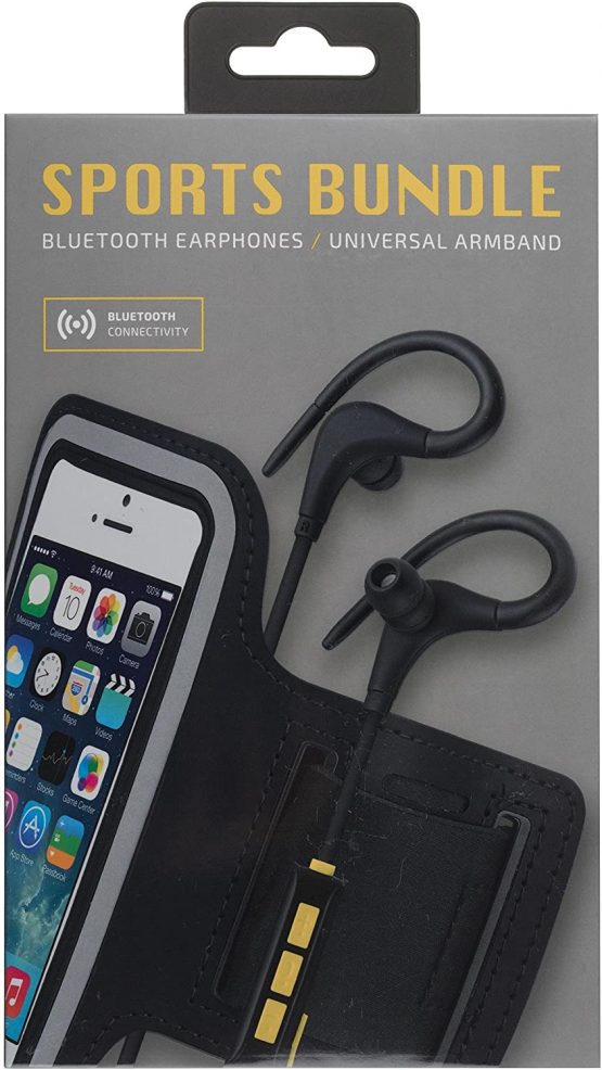 KitSound Race Earphones and Armband Sports Kit - Black - Image 4
