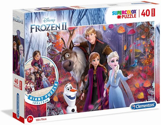 Clementoni - 25464 - Jigsaw Floor Puzzle - Disney Frozen 2 - 40 pieces - Made in Italy - jigsaw puzzle children age 3+