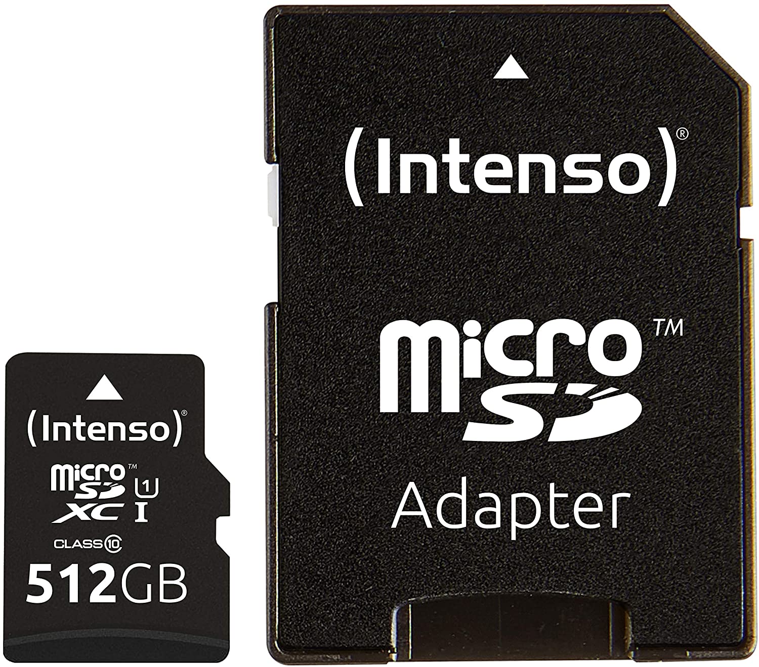 Intenso Premium Microsdxc Memory Card INCL. SD Adapter, Class 10 UHS-I, 512 GB, Black, 1x512GB - Image 3