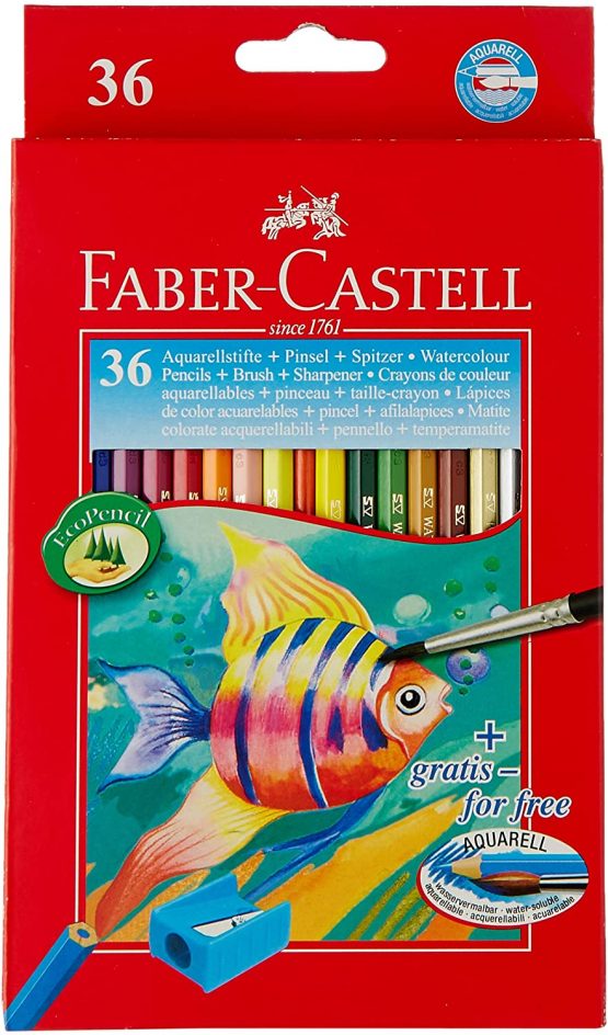 Faber-Castell Redline Watercolor 36 Long Hangtab Fish Pencil - Image 2