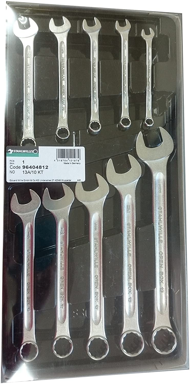 Set Combination Spanners AF, Silver, Size 13A/10Kt - Image 2