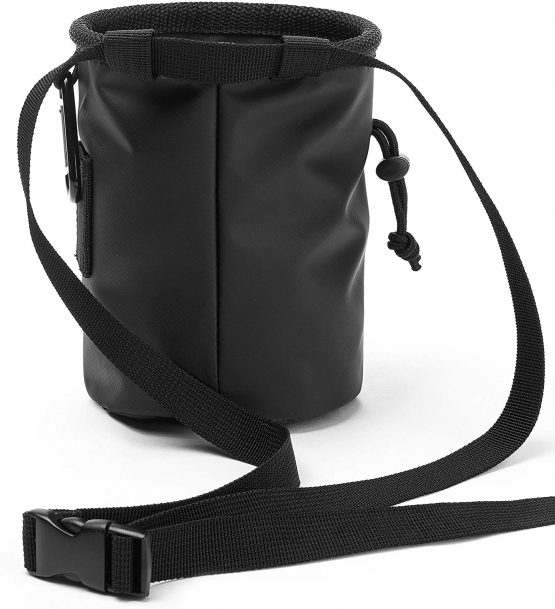 Igoera chalk bag for climbing and bouldering | special lining for perfect chalk distribution | robust and durable chalk bag for added safety - Image 3