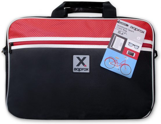 APPROX Nylon Laptop Bag for 15.6 inch Device - Black/Red - Image 4