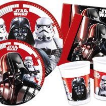 Ciao Y4491 Star Wars Final Battle Party Table Kit for 24 People Black/White
