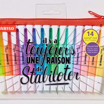 Highlighter - STABILO swing cool 14pc with Pencil Case