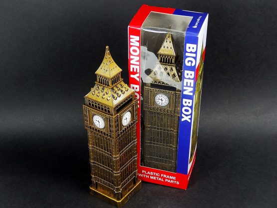 London Big Ben Money Box Made of Plastic with Metal Parts - Image 3